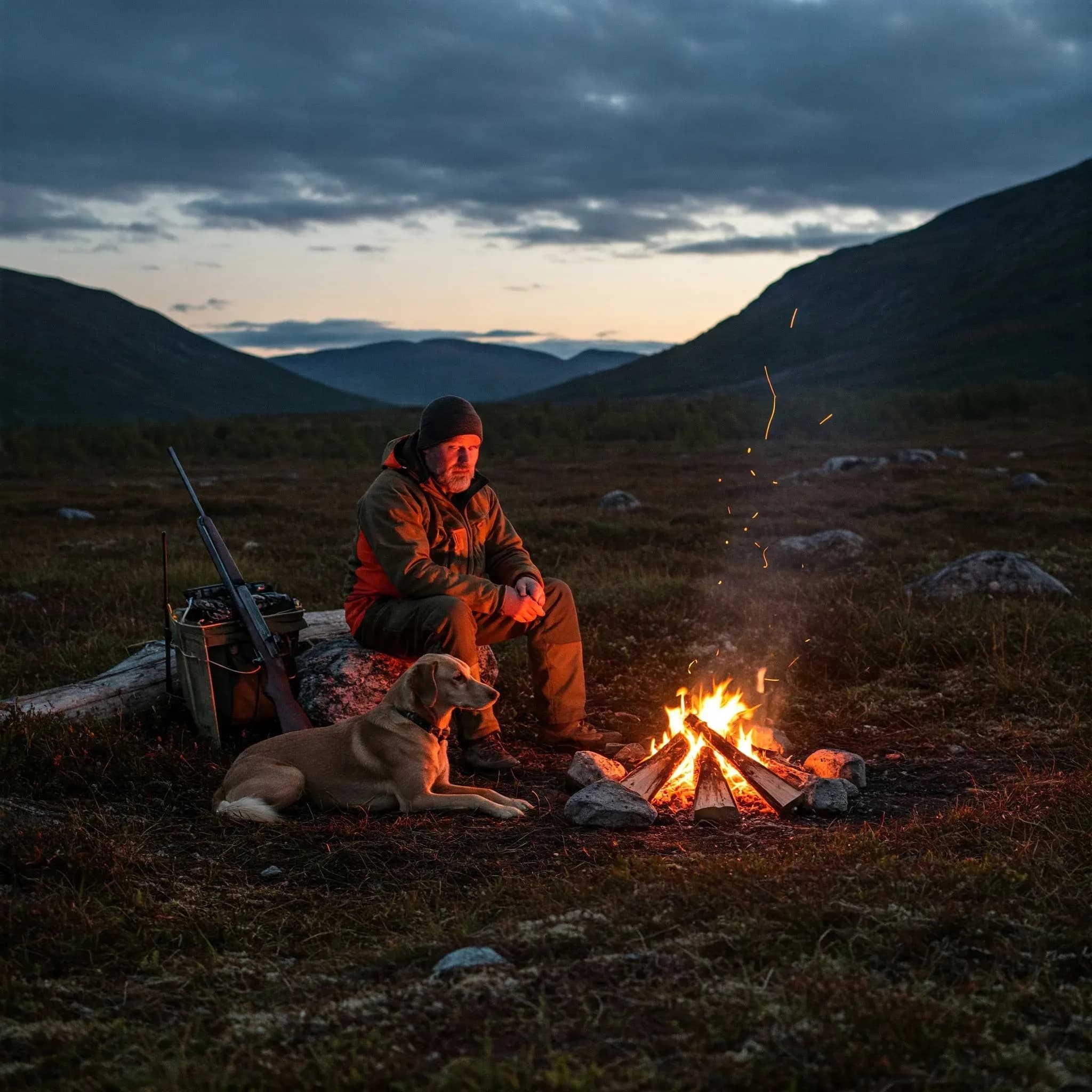 Gratis guiding i Finnmark for fluefiskere og rypejegere.