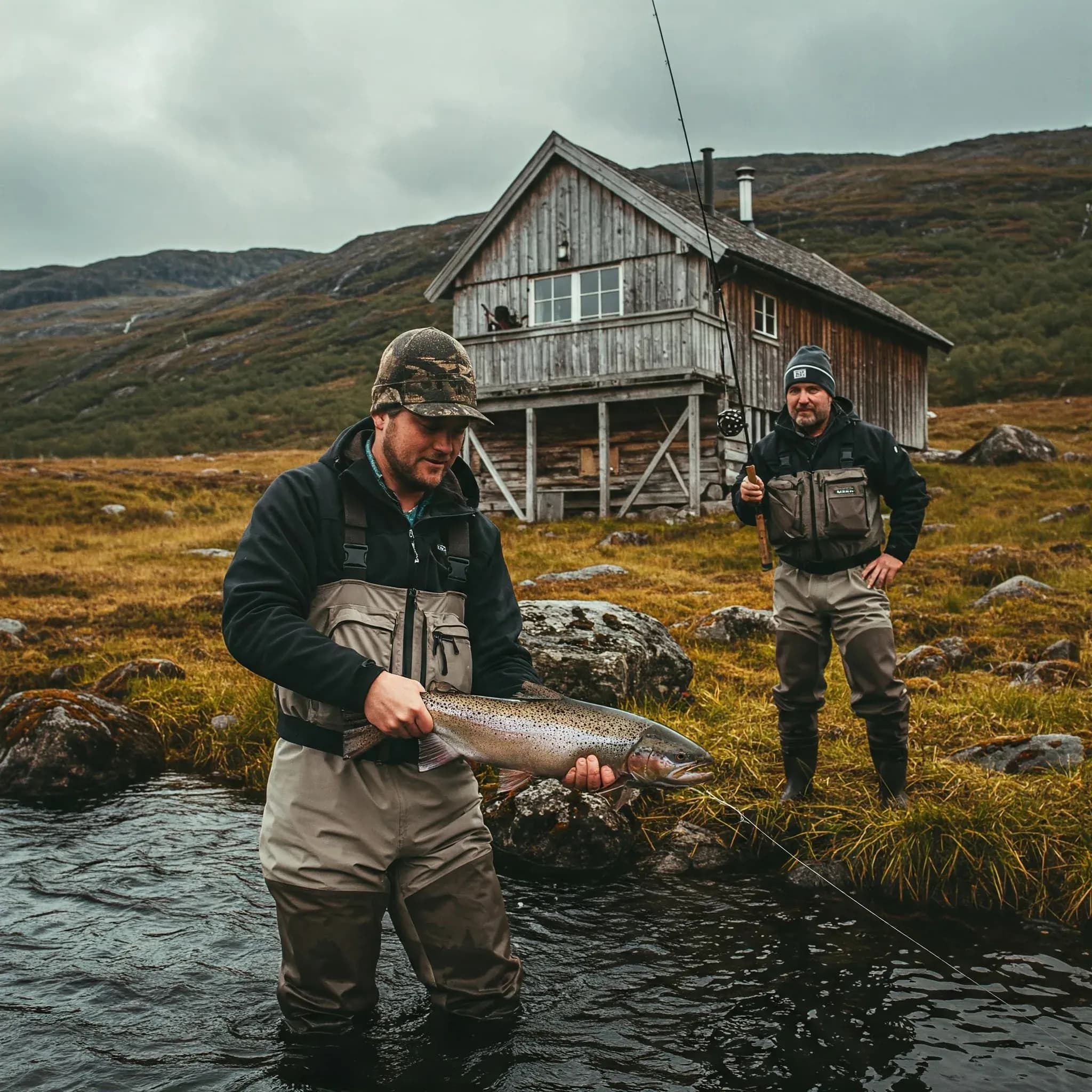 Fiske i Nord Norge kan by på mange nye opplevelser, som å dra opp 5kg ørret når du minst venter det.